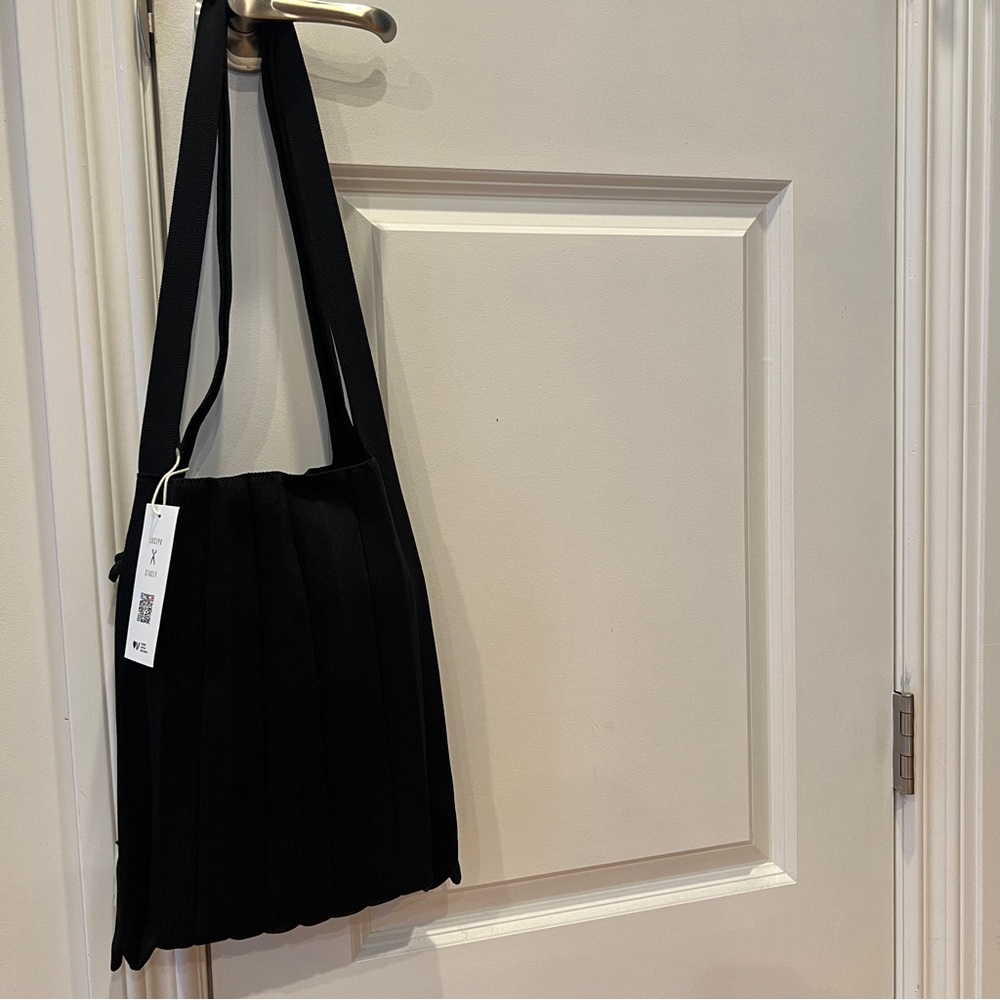 Joseph & Stacey Knit Pleated Tote